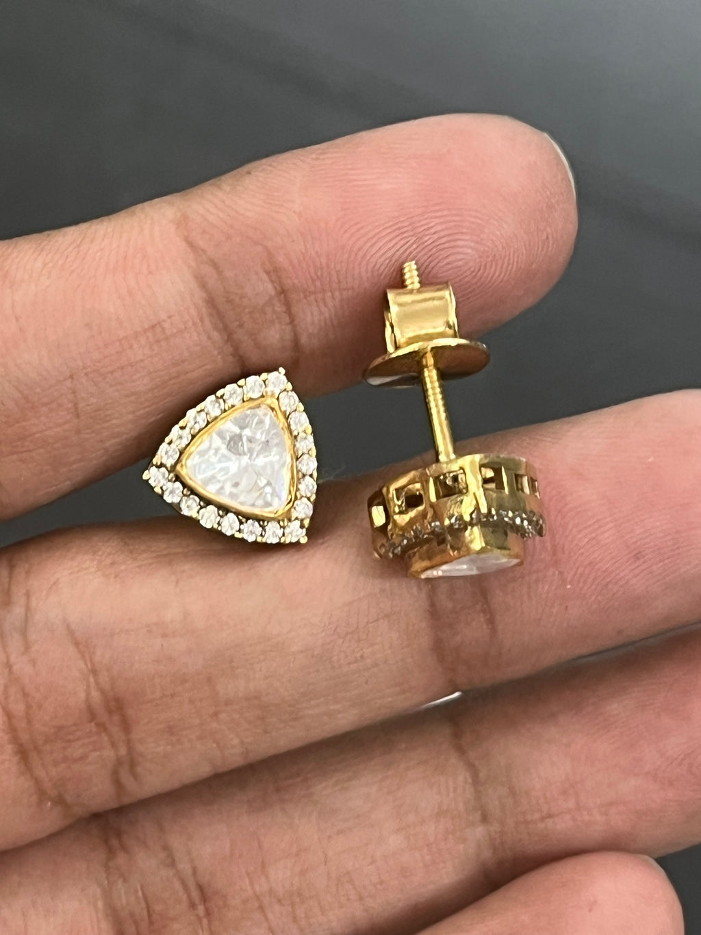 CF032 silver Earrings