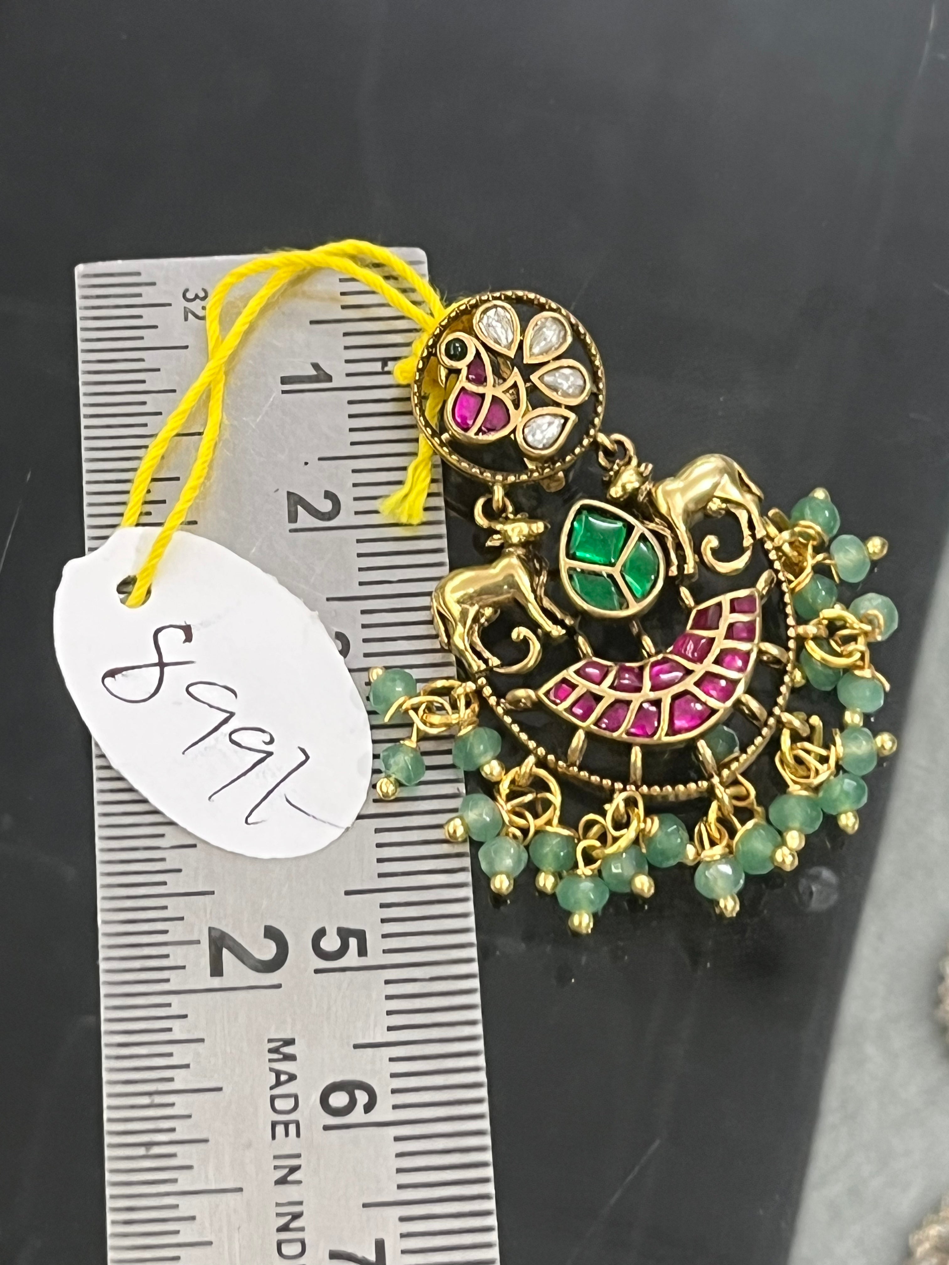 CF042 Kundan pendant
