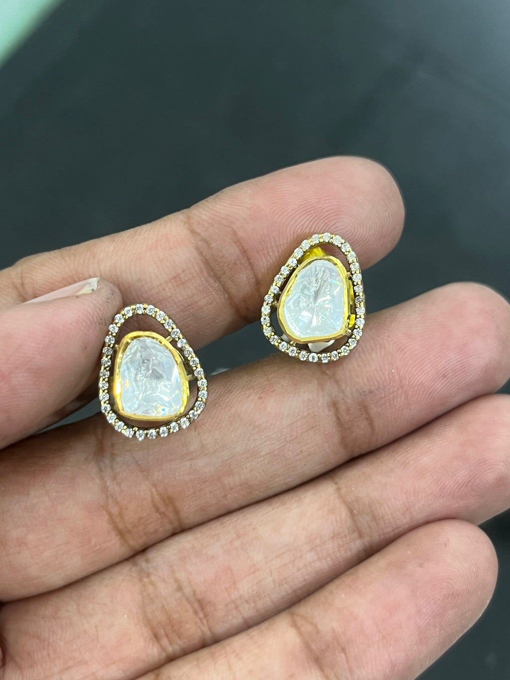 CF033 silver Earrings