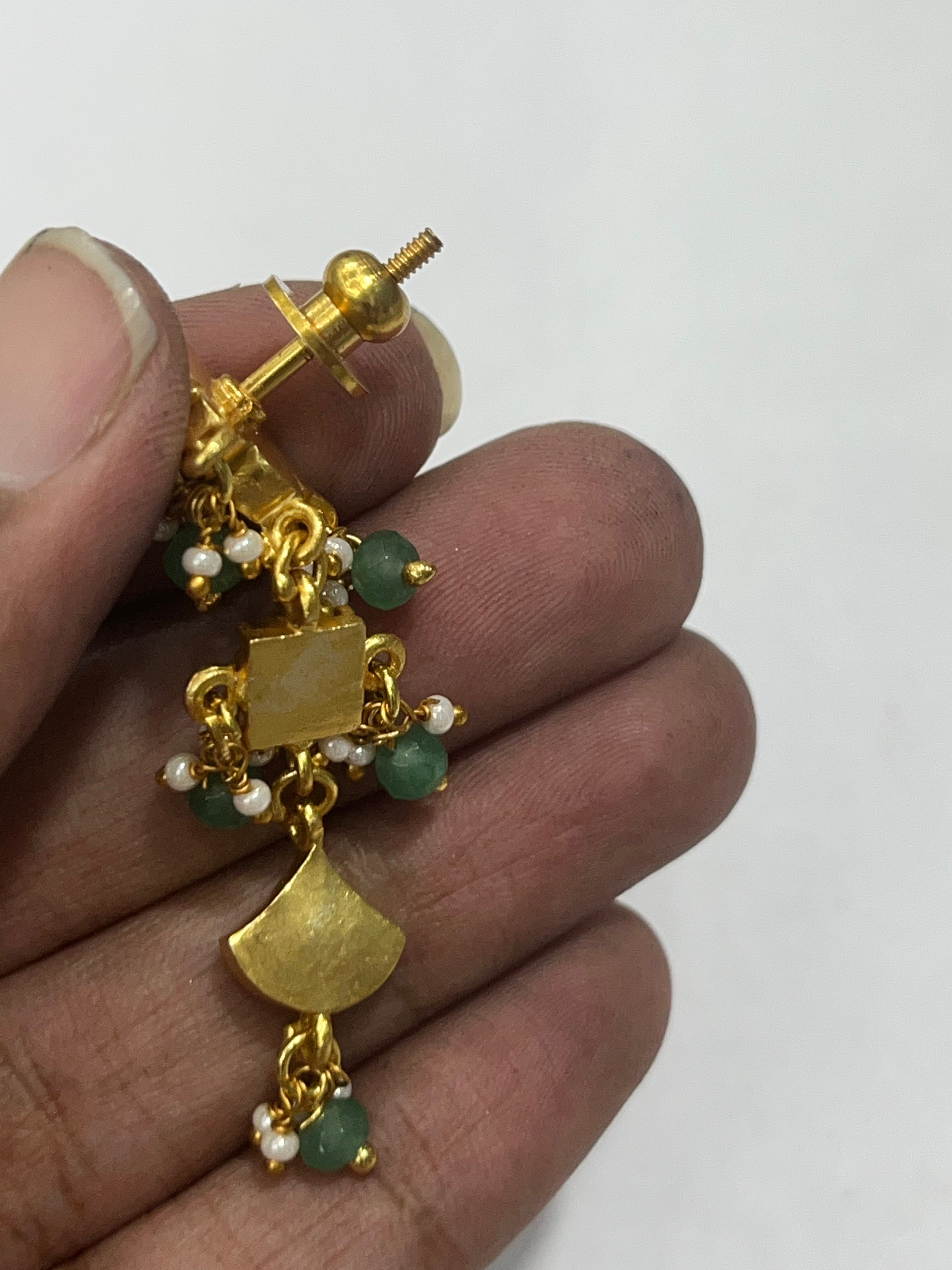 CF050 Kundan Earrings