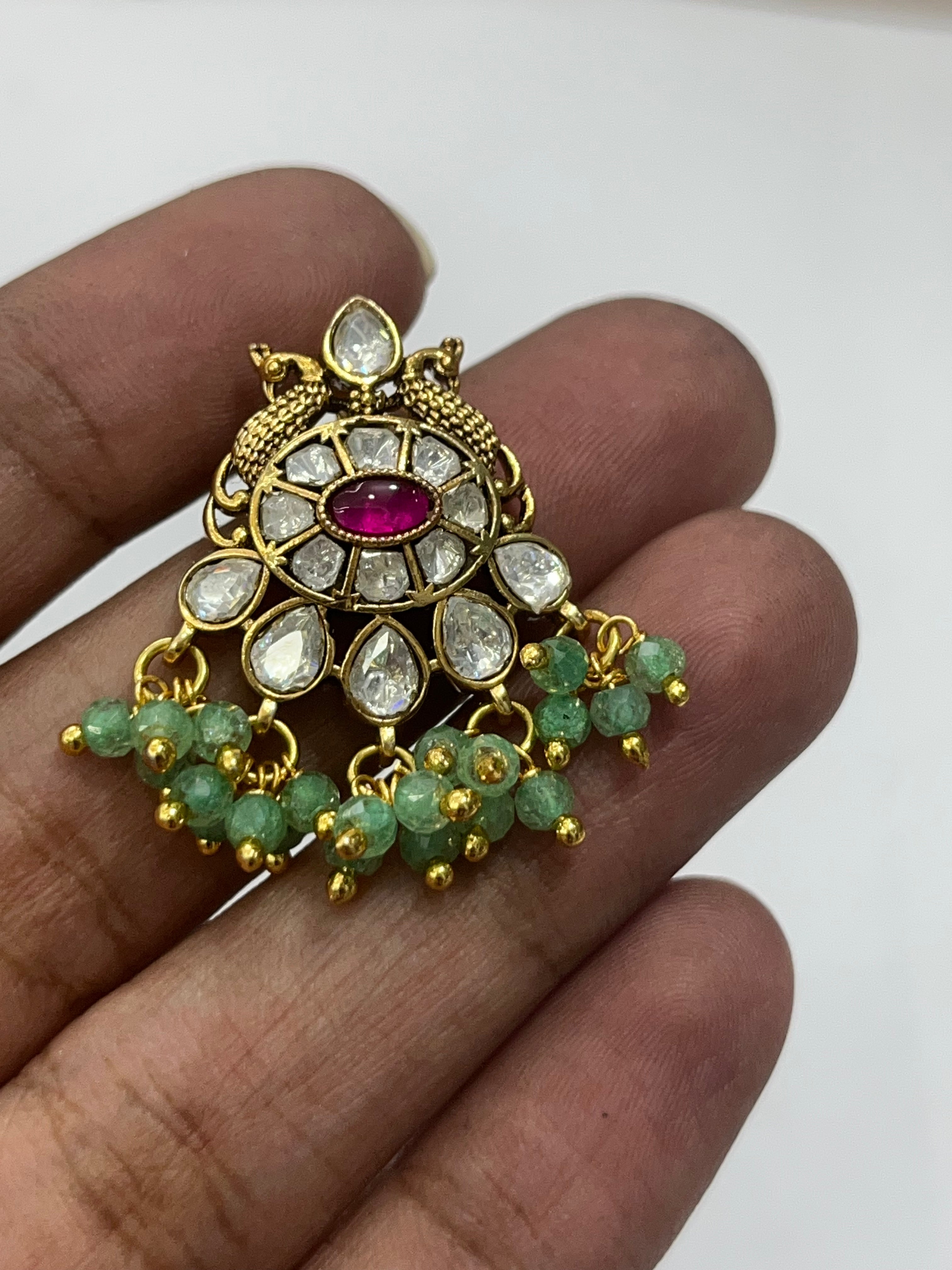 CF049 mosonite pendant