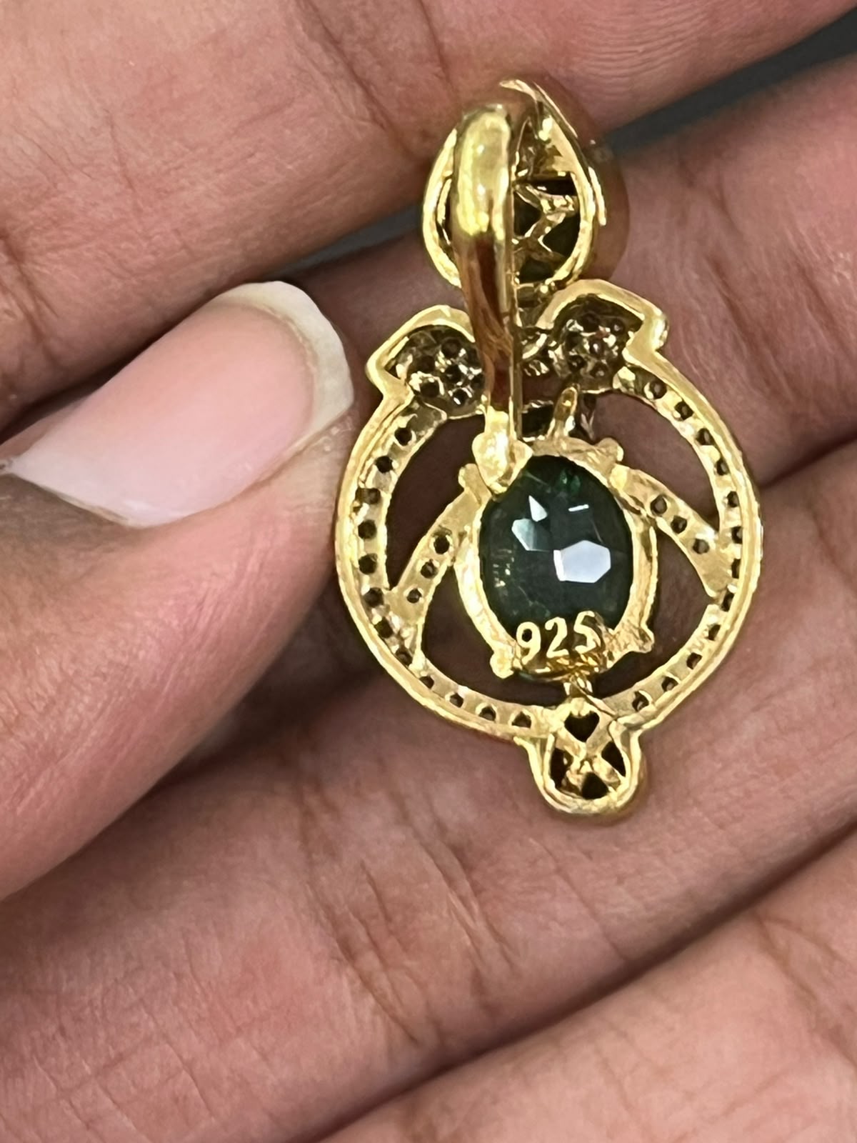 CF067 92.5 silver pendant