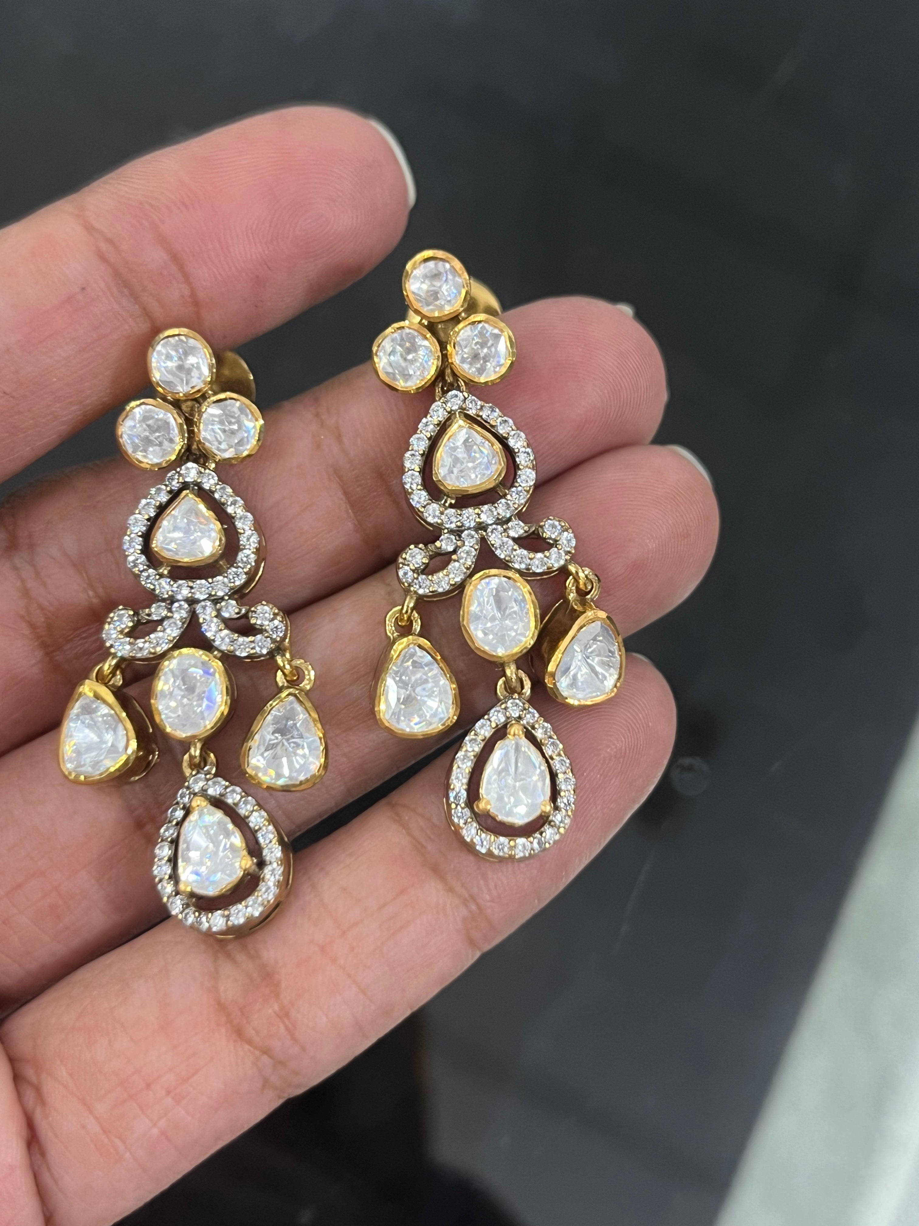 CF073 92.5 silver Earrings