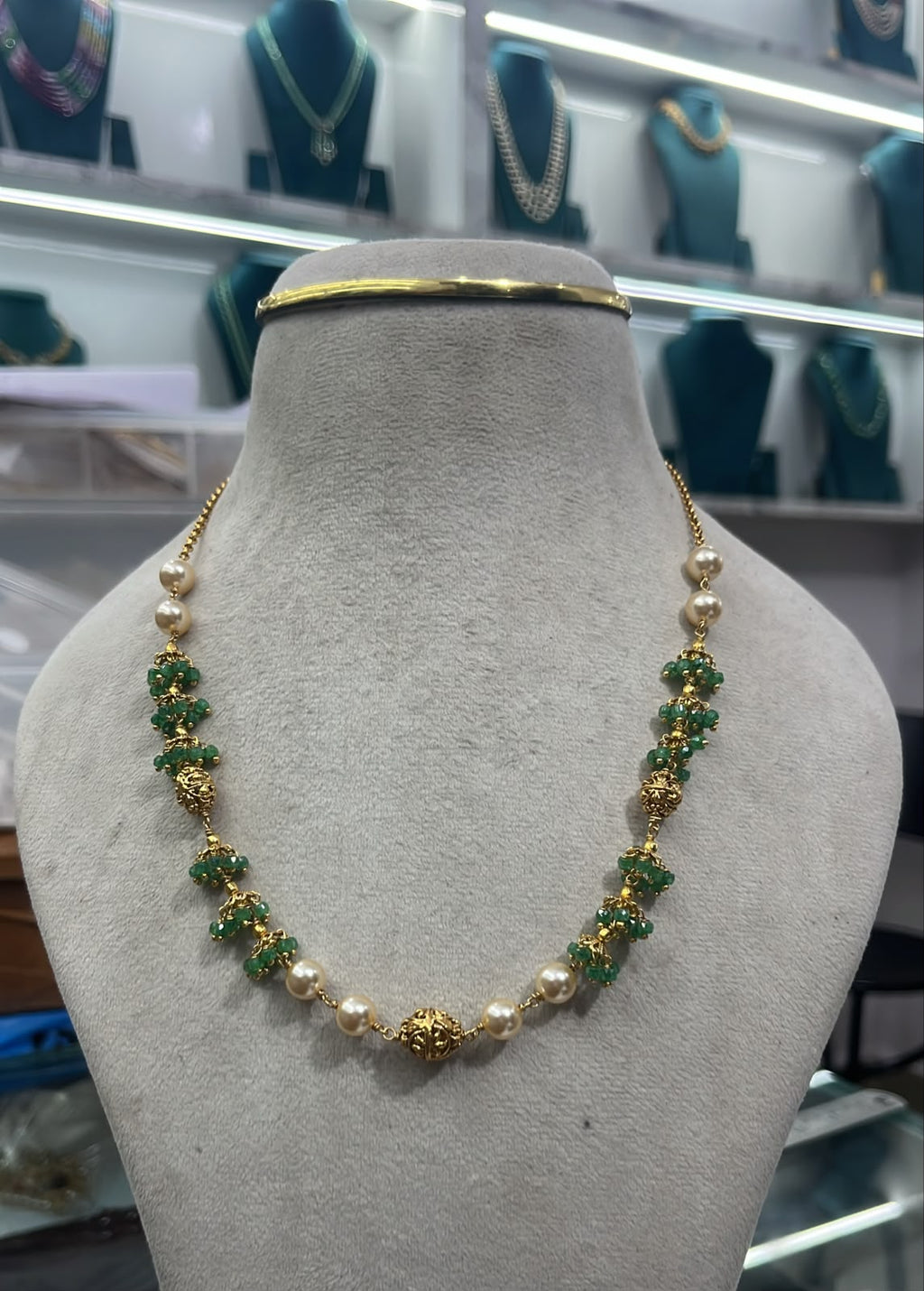 CF012 cz beads mala