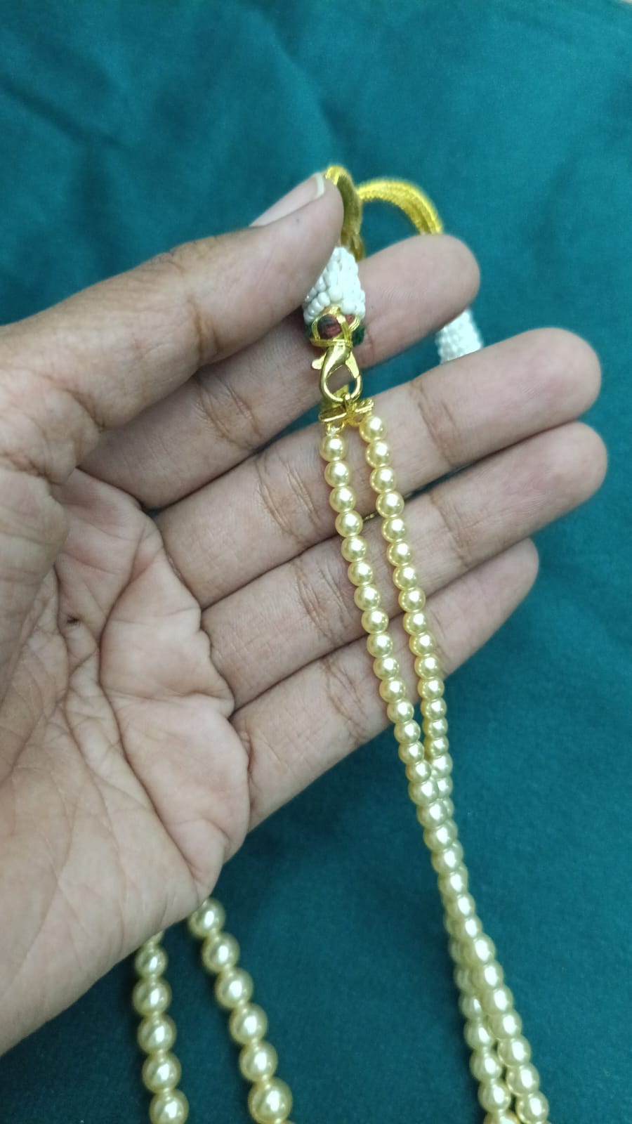 CF016 Swarovski pearls mala