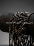 Black Diamonds Beads (1 Line 15 Inches lenght) *1/2 mm size