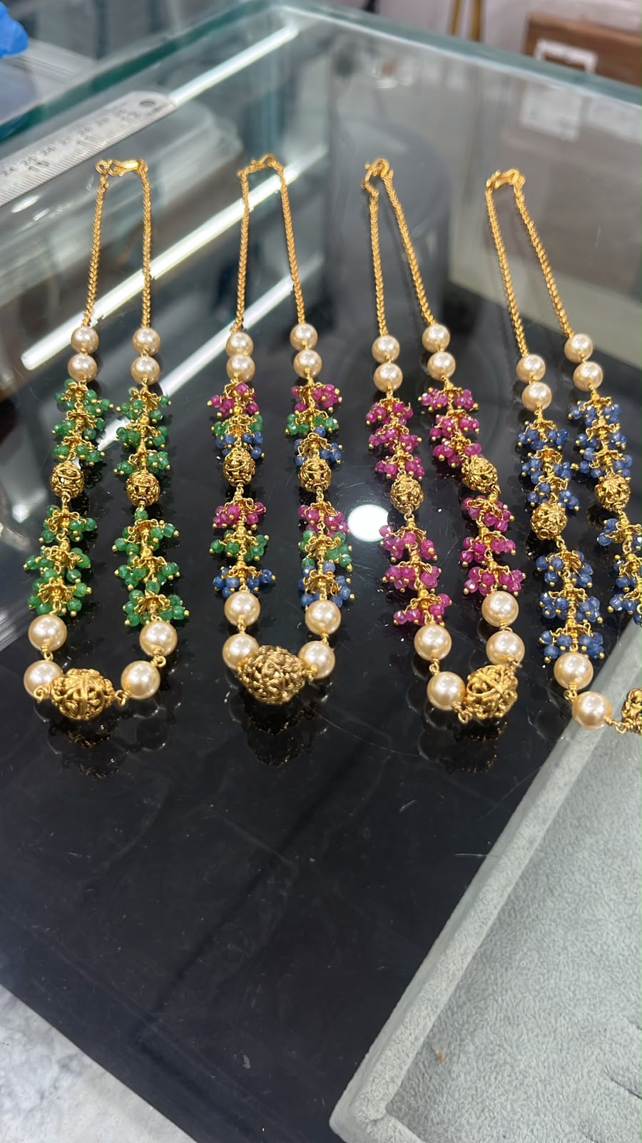 CF012 cz beads mala