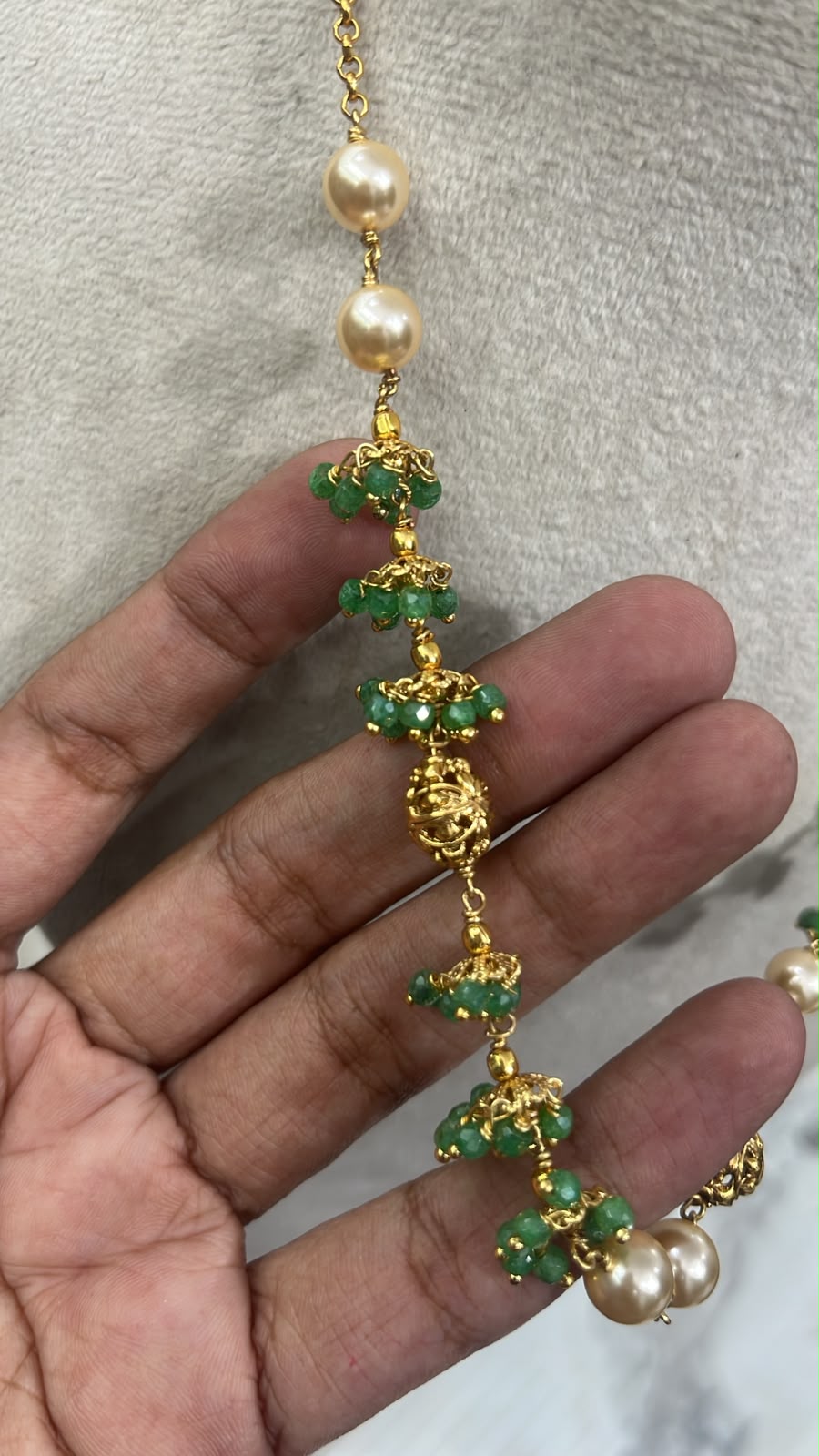 CF012 cz beads mala