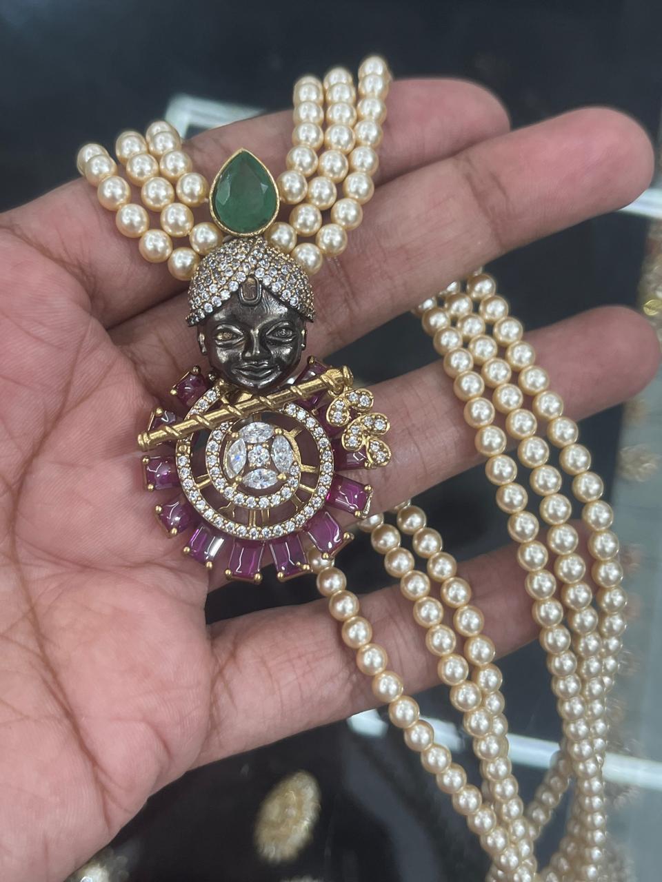 CF027 pearls mala (20 Inches)